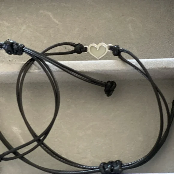 Heart 10 Bracelets silver, black super cute Guess, Make a Wish + - Picture 7 of 9